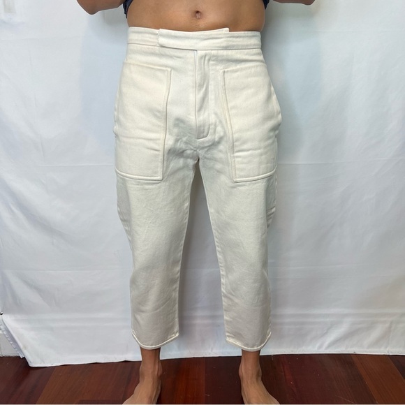 Phoebe English cream side pockets Jean M - Picture 9 of 12